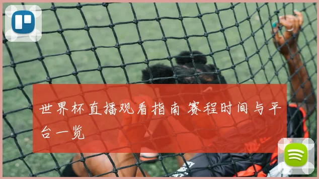 世界杯直播观看指南 赛程时间与平台一览