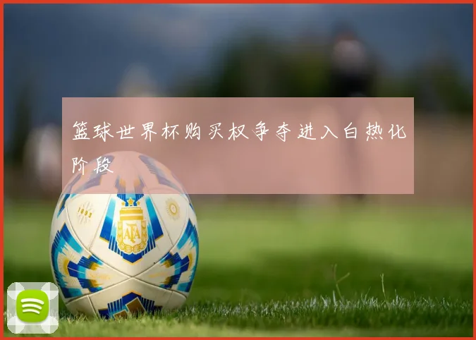 篮球世界杯购买权争夺进入白热化阶段
